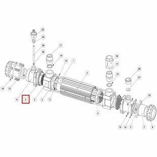Фитинг-корзина теплообменника G2 Elecro, 2 шт.