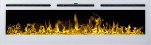 Электрический настенный камин A &mdash; Flame Majestic 65 белый