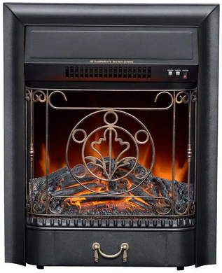 Каминокомплект Taurus Jazz STD грецкий орех костер Majestic black