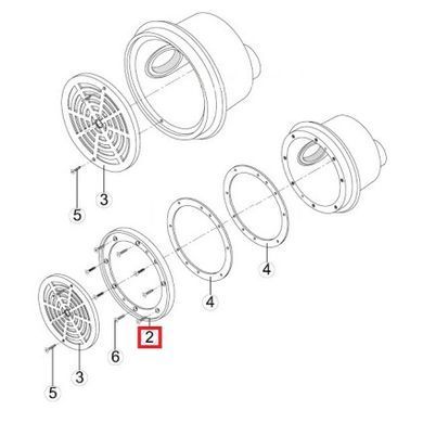 Фланец-кольцо донного слива SRPL Kripsol RRP020.A/ R1232020.0