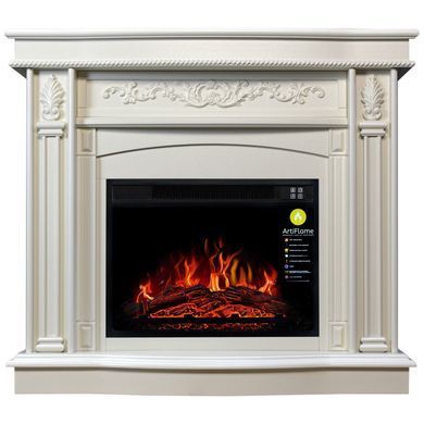 Камінокомплект кутовий ArtiFlame CARDINAL AF23S БІЛИЙ ДУБ(ЗІ ЗВУКОМ)