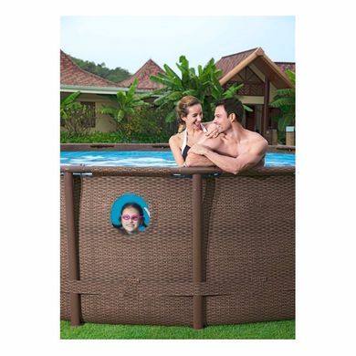 Каркасный бассейн Swim Vista Series II Power Steel 549x122