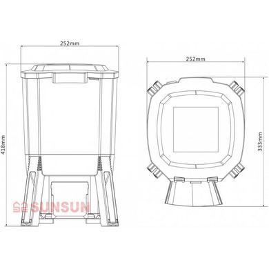 Годівниця автоматична ставкова Sunsun CFF 206
