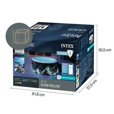 Надувной джакузи - СПА Intex 28494, 196 х 71 см (4-х мест: 1 741 л/ч, аэро)