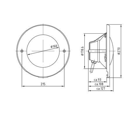 Галогеновый прожектор 300 W, 12V AC, &Oslash; -270мм