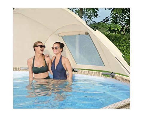 Bestway 5614v, каркасний басейн 396 x 107 см із сходами, тентом, навісом, насос-фільтром