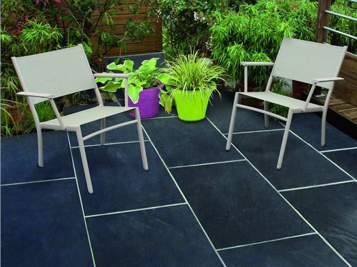 Камінь 33 бортовий 66х33х3,5 см, NOVASCHISTE, тон Anthracite