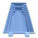Композитний басейн Rhino Pools Monaco Quartz pearl 7.5 х3.7х1.5 м (Monako 750 QP + PUHC)