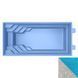 Композитний басейн Rhino Pools Monaco Quartz pearl 7.5 х3.7х1.5 м (Monako 750 QP + PUHC)