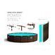 Каркасный бассейн Swim Vista Series II Power Steel 549x122