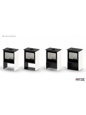 Стальная печь Hitze LUPO M Белая