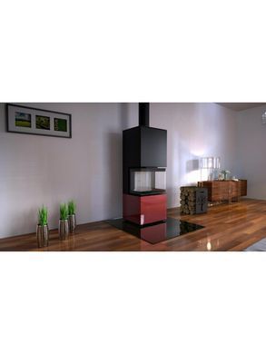 Камінна топка Defra Home INTRA XSM C ver. COMPACT 1 Червона