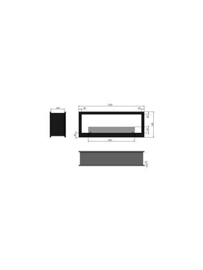 Биокамин Infire 2 SIDE 1200