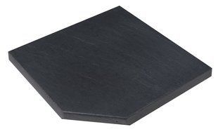 Камень 33, угол внутренний 45х45х3, 5 острый, NOVASCHISTE, тон Anthracite