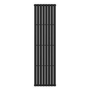 Вертикальный радиатор Ellipse 480х1800-8, anticor, черный муар