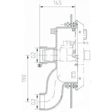 Закладний короб Fitstar 8001051, для протитечії Junior, (збірний басейн, солона вода)