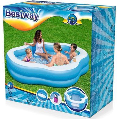 Дитячий надувний басейн Bestway 54409 (270х198х51 см)