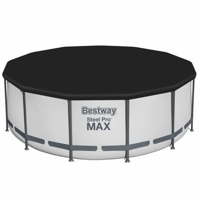 Каркасний басейн Bestway 5618W (396х122 см) з картриджним фільтром, драбиною та захисним тентом
