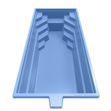 КОМПОЗИТНИЙ КЕРАМІЧНИЙ БАСЕЙН MONACO 650, КОЛІР SPARCLE BLUE