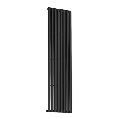Вертикальний радіатор Ellipse 480х1800-8, anticor, чорний муар
