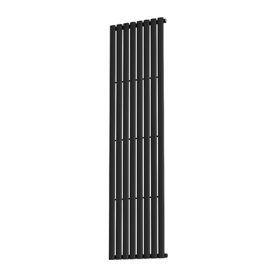 Вертикальний радіатор Ellipse 480х1800-8, anticor, чорний муар