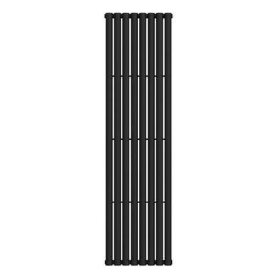 Вертикальний радіатор Ellipse 480х1800-8, anticor, чорний муар