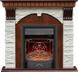 Каминокомплект Taurus Richmond STD волоський горіх - вогнище Majestic black