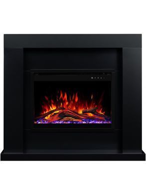 Каминокомплект AFLAMO JOLO Черный + 3D 60x60