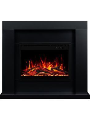 Каминокомплект AFLAMO JOLO Черный + 3D 60x60