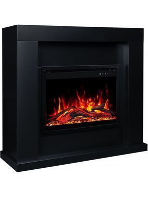 Каминокомплект AFLAMO JOLO Черный + 3D 60x60