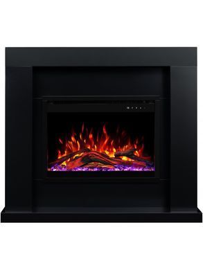 Каминокомплект AFLAMO JOLO Черный + 3D 60x60