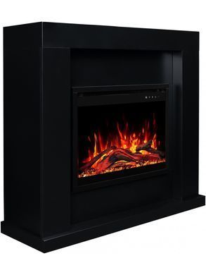 Каминокомплект AFLAMO JOLO Черный + 3D 60x60