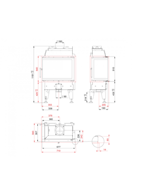 Камінна топка BeF KOMPAKT F. 8 CL PASSIVE