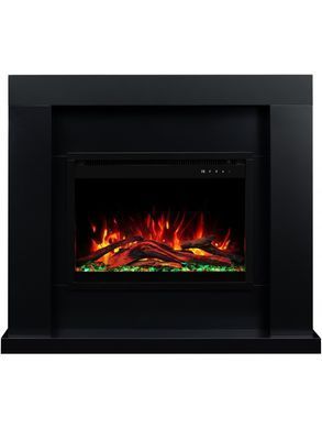 Каминокомплект AFLAMO JOLO Черный + 3D 60x60