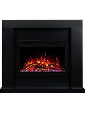 Каминокомплект AFLAMO JOLO Черный + 3D 60x60