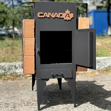Печь дровяная &laquo;Canada&raquo; с теплоаккумулятором