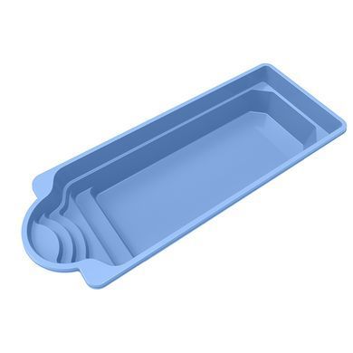 Композитний басейн Rhino Pools Halo 9 Shadow grey 9.5 х 3.7 х 1.5 м (SG+PUHC)