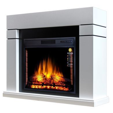 Камінокомплект ArtiFlame LINDOS AF28S БІЛИЙ Б'ЯНКО (З ЗВУКОМ)