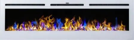 Електричний настінний камін A &mdash; Flame Majestic 60 білий
