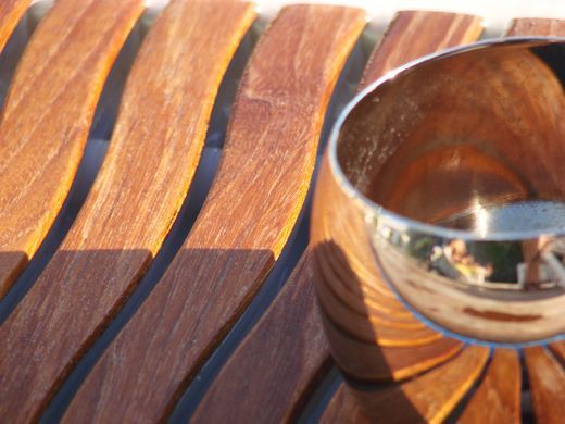 Решетка перелива 500мм TWIN TEAK 250/25