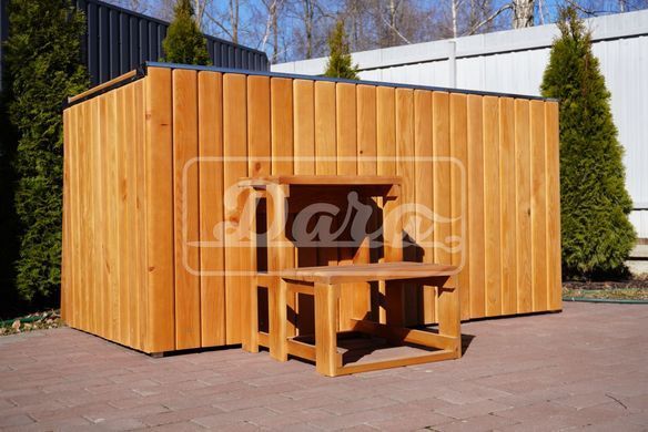 Купіль для купання, паріння та охолодження SteelSpa 140*200 см, зовнішнє + внутрішнє оздоблення