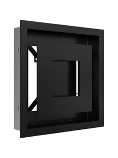 Вентиляционная решетка Kratki 22x22 см WIND черная