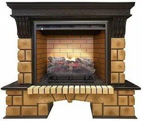 Электрокамин Taurus Stone Brick 26