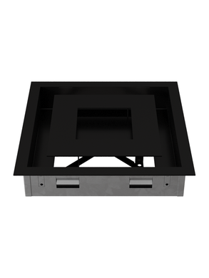 Вентиляційна решітка Kratki 22x22 см WIND чорна