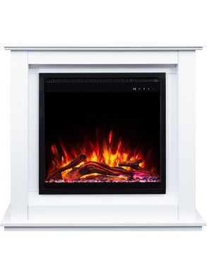 Камінокомплект AFLAMO SUND Білий + 3D 60x60