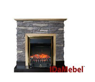 Каминокомплект IDaMebel Gemma Fobos Brass