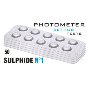 табл. Sulphide 1 (Сульфиды, 0.04-0.50 мг/л) 50 п/уп. (10 пиг/шт) Photometer/Corporator