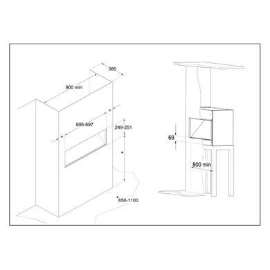 Электрокамин Dimplex Opti-V Single PGF-10 с 5D эффектом пламени, звуком и дровами