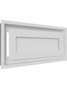 Вентиляционная решетка Kratki 22х45 см WIND белая