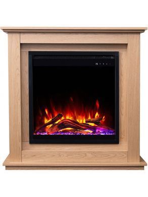 Каминокомплект AFLAMO SUND Дуб + 3D 60x60